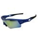 OCULOS CICLISMO LENTE POLICARBONATO MASK PRETO/AZUL