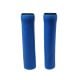 MANOPLA MTB SILICONE COM PLUG 130MM AZUL