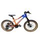 BICICLETA MTB ARO 20 1X8 MAGNÉSIO AZUL/LARANJA