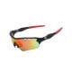 OCULOS CICLISMO EL50 LENTE POLICARBONATO COLORS UV400 PRETO/VERMELHO