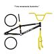 KIT BMX 20 PRETO/AMARELO