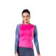 Blusa Bike Manga Longa ELITE Fem LUMINA/COLORS/UV PRO M PINK