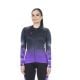 Blusa Bike Manga Longa ELITE Fem- UV PROTEC/LUMINA EG1 PRETO/ROXO