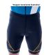 Bermuda ELITE Esporte Masc P/ Ciclista UV PROTECTION 16 MARINHO/VERDE