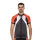 Camisa Bike ELITE SportsWear Masc AERO/LUMINA 12 PRETO/LARANJA