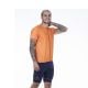 Camisa Bike ELITE SportsWear Masculina Essencial LUMINA P LARANJA/MARINHO