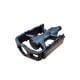 PEDAL MTB 9/16  FASHION COM REFLETOR PRETO