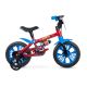 BICICLETA ARO 12 SPIDER MAN MASC PRETO / VERM / AZUL