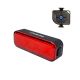 PISCA SINALIZADOR 300LM  7 EM 1 COM  SENSOR FRENAGEM + ALARME + CONTROLE REMOTO