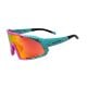 OCULOS CICLISMO EL300 LENTE POLICARBONATO COLORS UV400 ARMAÇÃO BICOLOR ROSA/VERDE