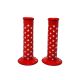 MANOPLA BMX BORRACHA 120MM ESTRELAS VERMELHA
