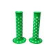 MANOPLA BMX BORRACHA 120MM ESTRELAS VERDE