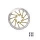 DISCO ROTOR 160MM  6 PARAFUSOS AMARELO