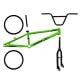 KIT BMX PRO-X SERIE 1 ARO 20 VERDE/PRETO