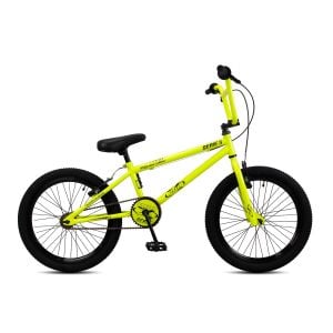 BICICLETA BMX ARO 20 PRO-X SERIE 5 AÇO LIMITED EDITION AMARELO NEON