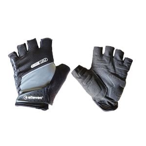 LUVA CICLISTA ABERTA PTO/CINZA GEL TAM P